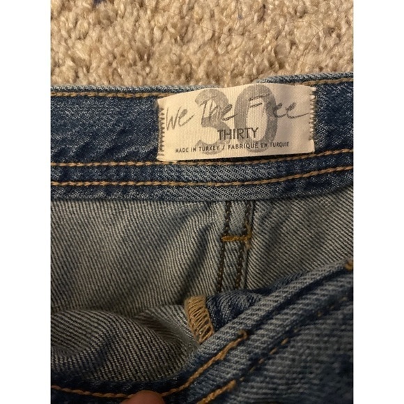 Free People Maggie Mid-Rise Jeans Indigo - Picture 5 of 7